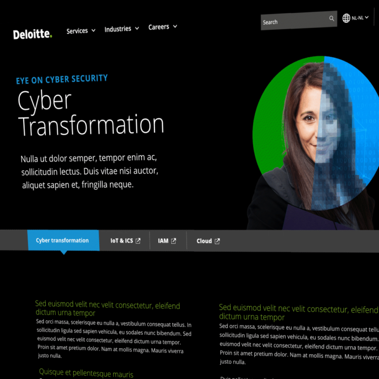 deloitte-webpage cyber