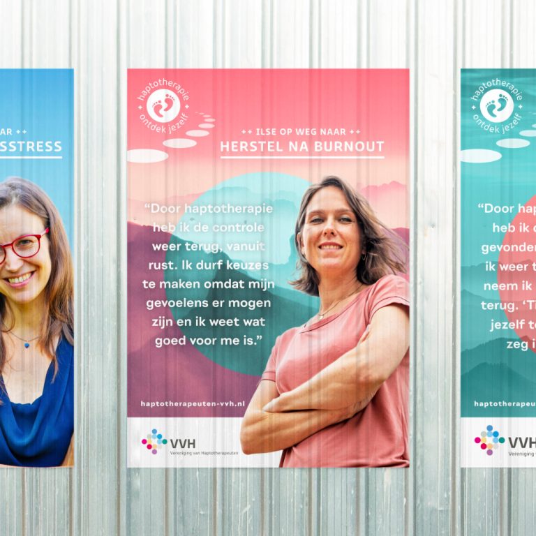 Vereniging van Haptothrapeuten affiches campagne