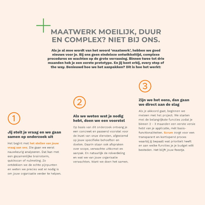 Open Circle Solutions website 3 stappen